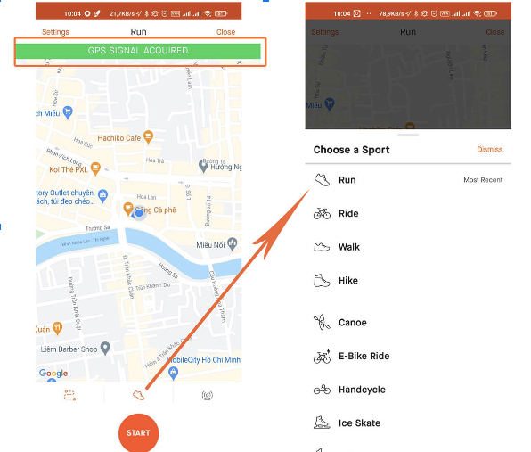 Theo dõi hoạt động